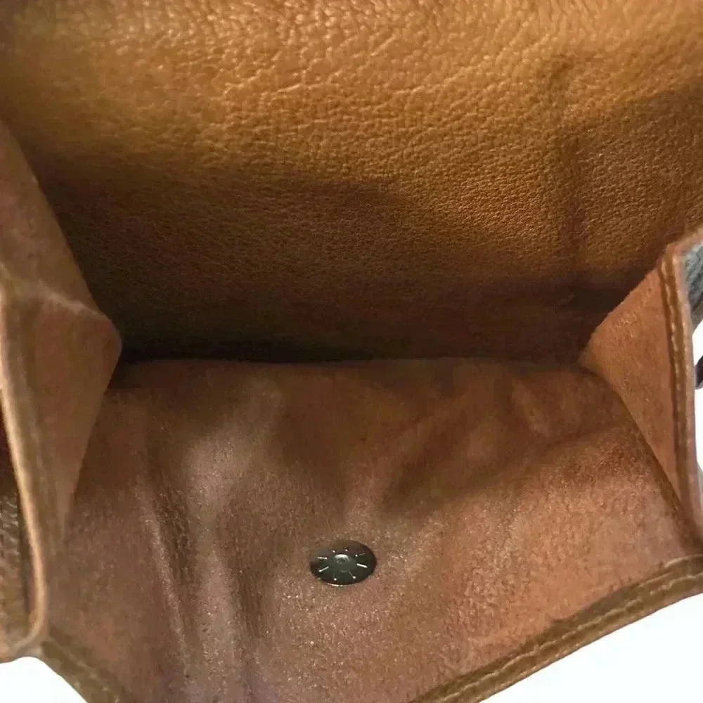 MANO GERMANY Cognac Brown Buttery Soft Leather Bi-Fold Wallet